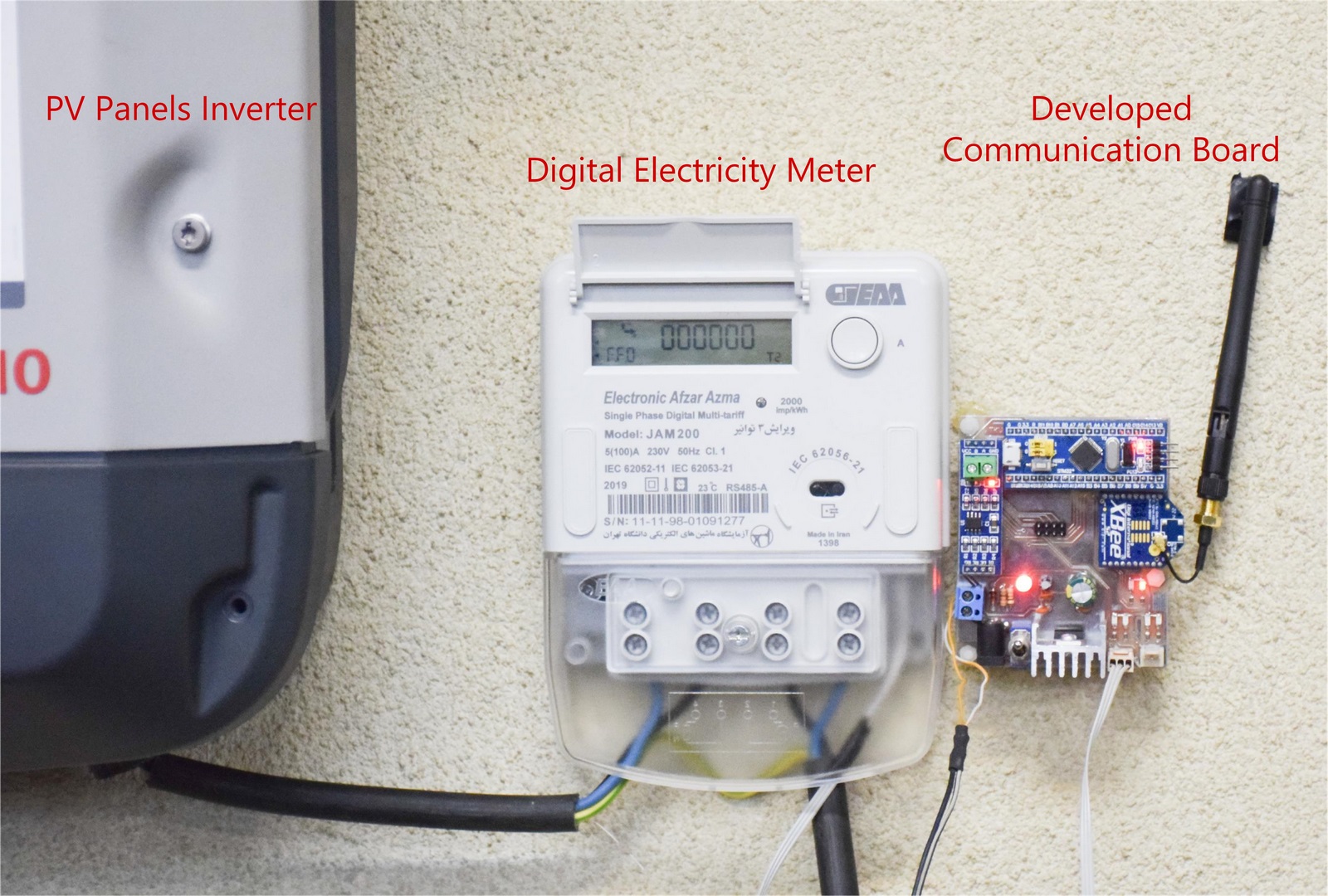 Implemented Communication Board which is connected to PowerGrids for Data Transmition